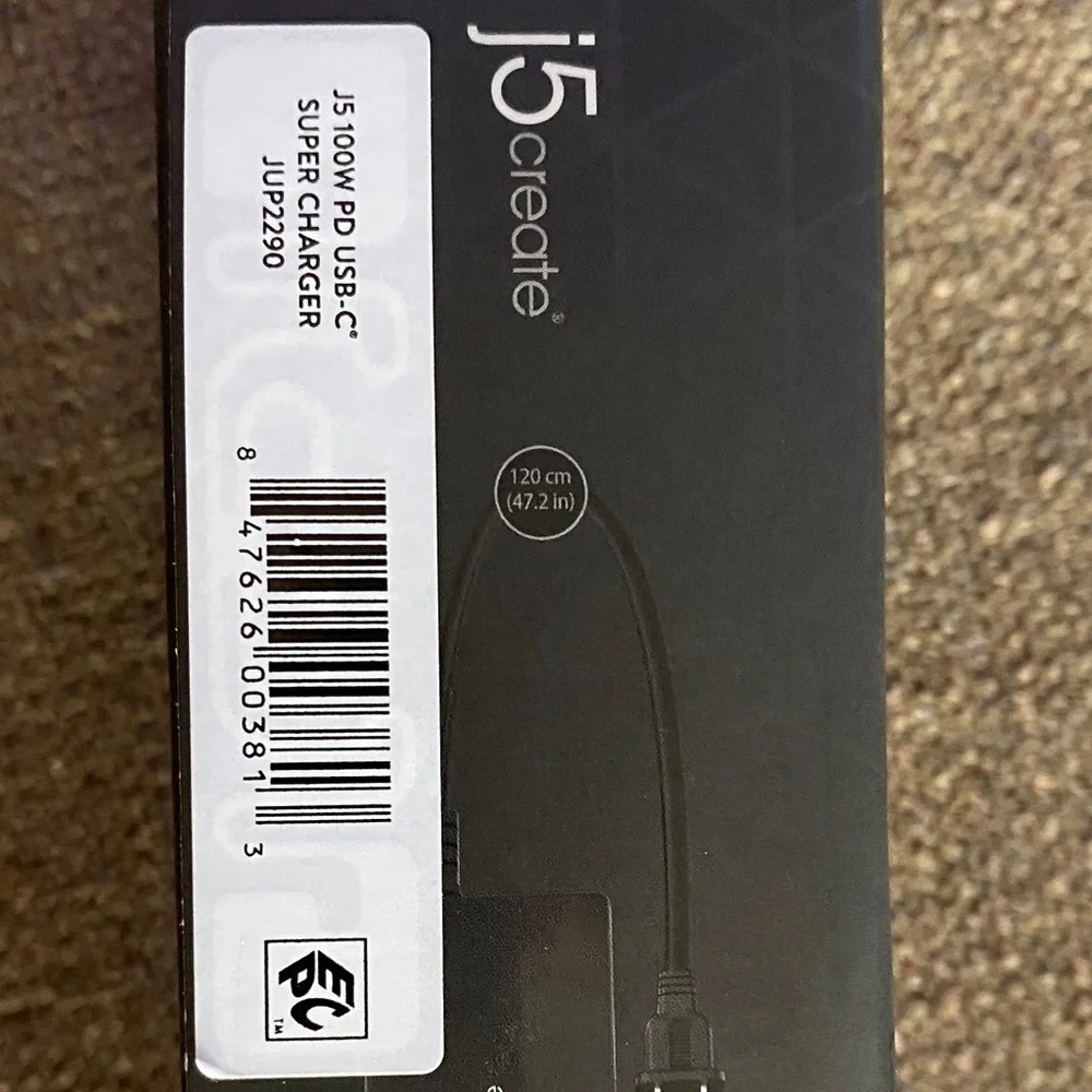 Black PD USB-C Super Charger